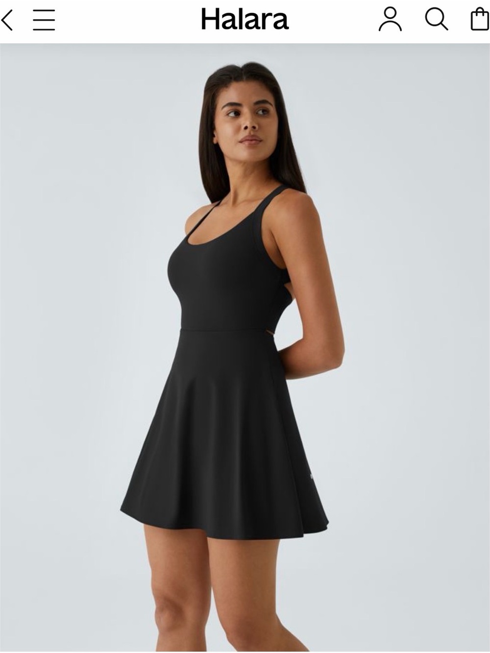 Halara SoftlyZero Airy Backless Twisted